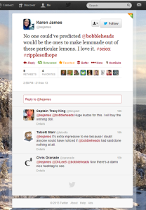 Bobblehead Twitter Responses